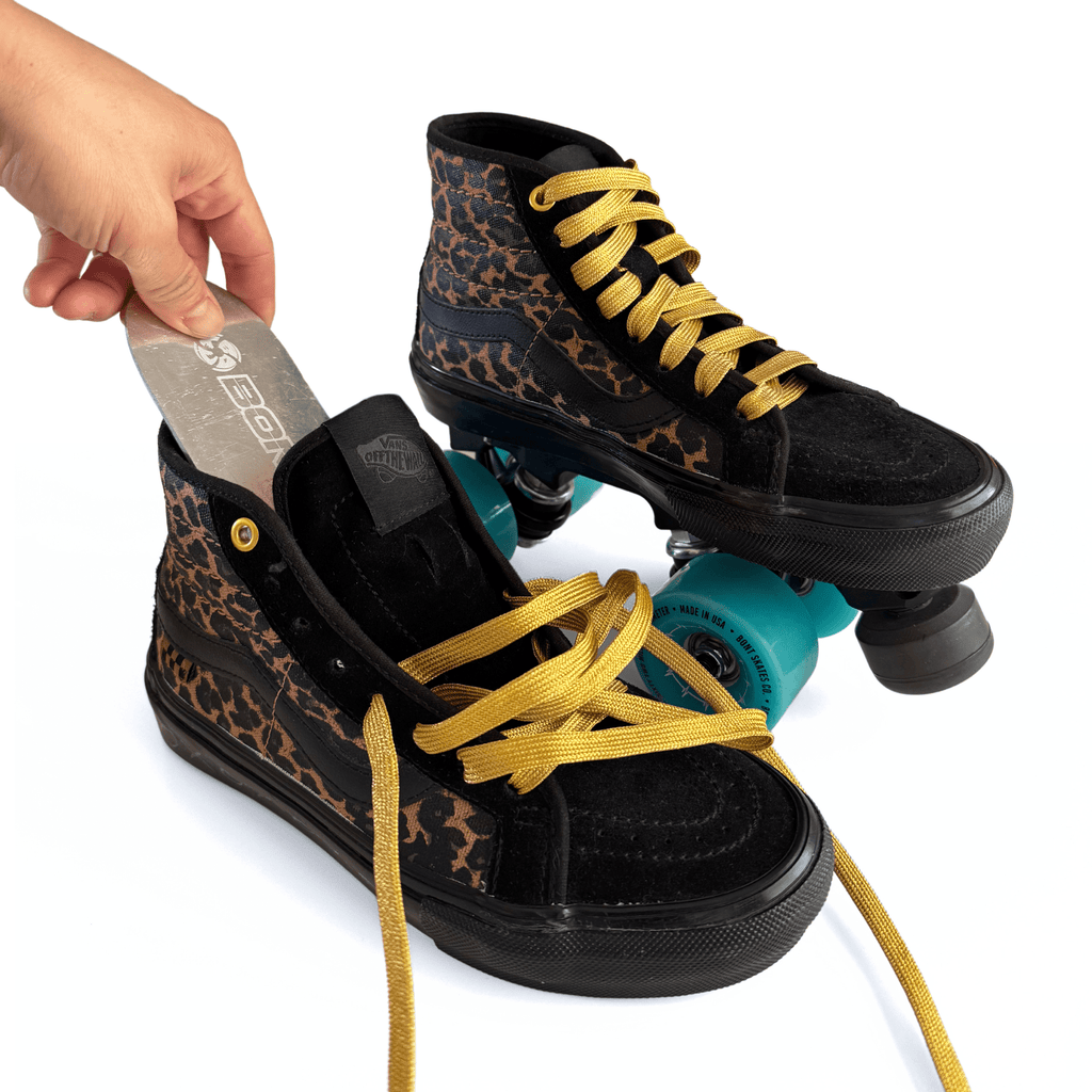 Plantillas de aluminio para patines artísticos personalizados
