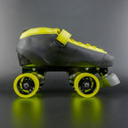 Close-up of the Hybrid Carbon boot showing carbon fiber construction