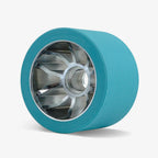 Bont-Nio-3 roller skate wheels 63x44mm in teal and silver, 96A hardness