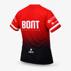 Bont Pro Team Shirt back view with red and black Bont World Team design