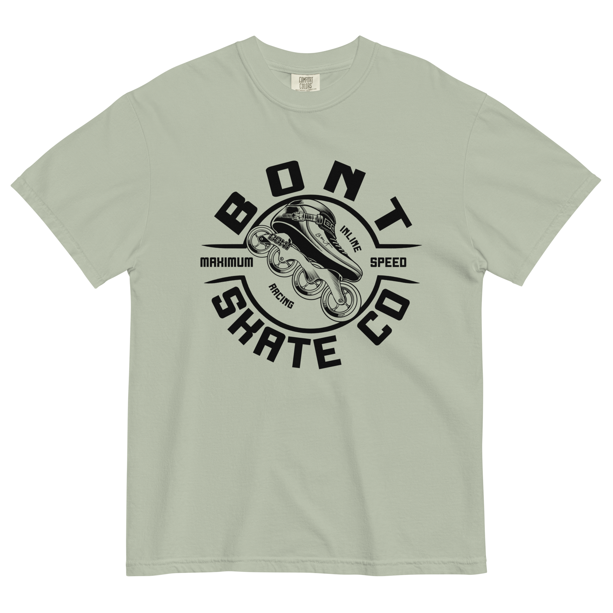 Bont unisex garment-dyed heavyweight inline skate t-shirt