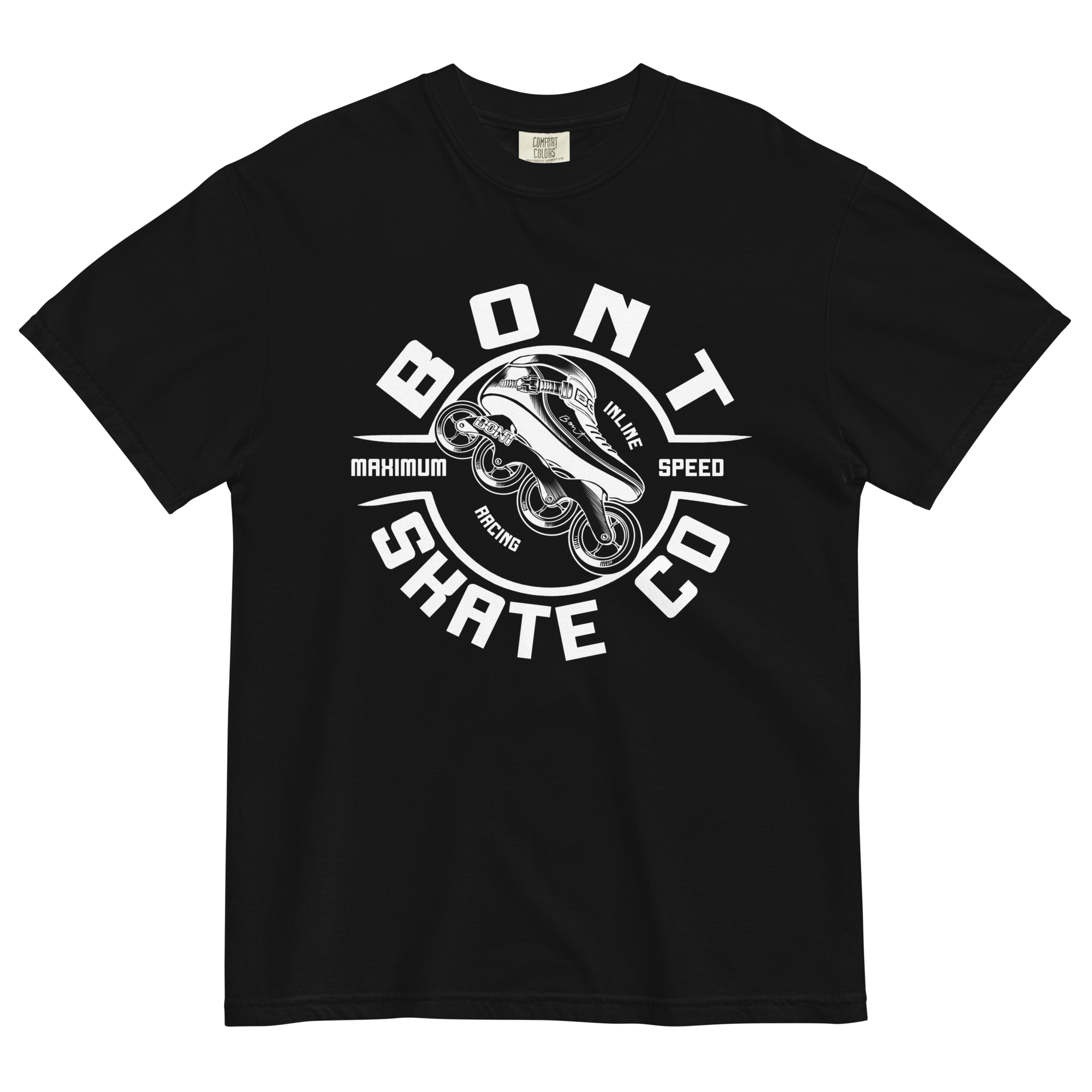 Bont unisex garment-dyed heavyweight inline skate t-shirt
