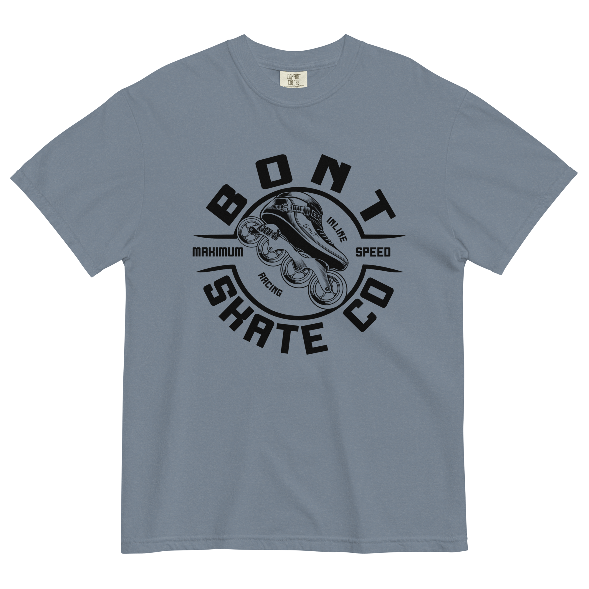 Bont unisex garment-dyed heavyweight inline skate t-shirt