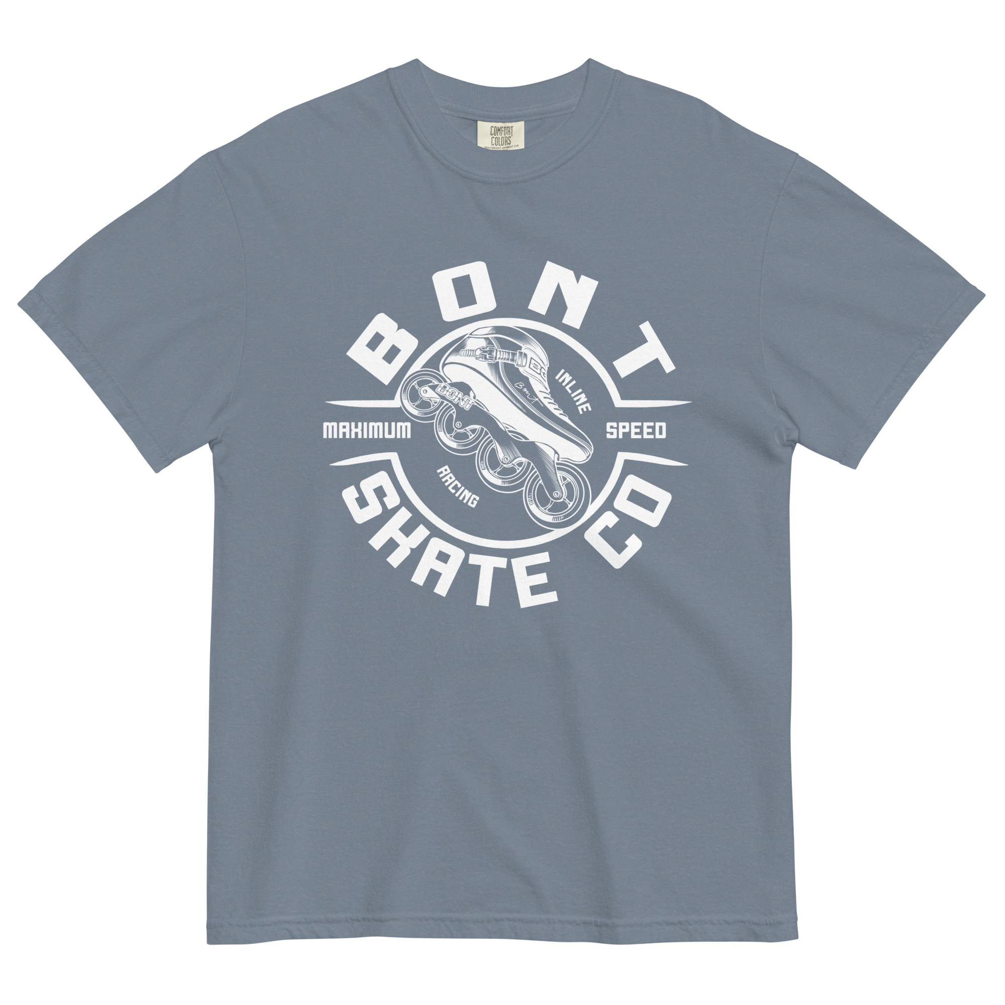 Bont unisex garment-dyed heavyweight inline skate t-shirt