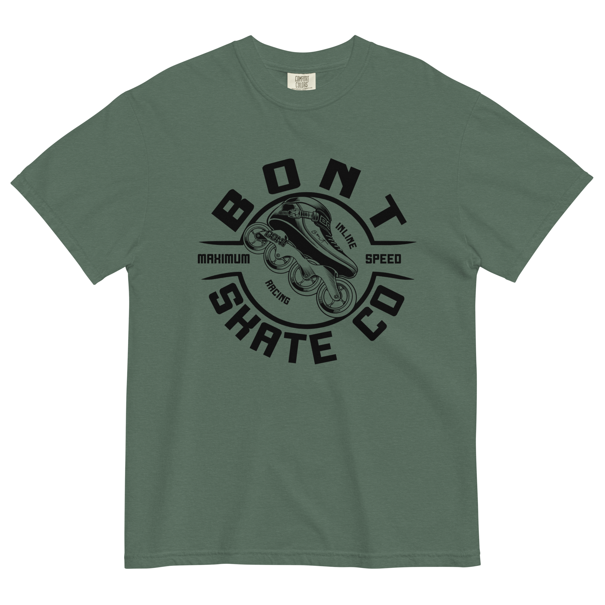 Bont unisex garment-dyed heavyweight inline skate t-shirt