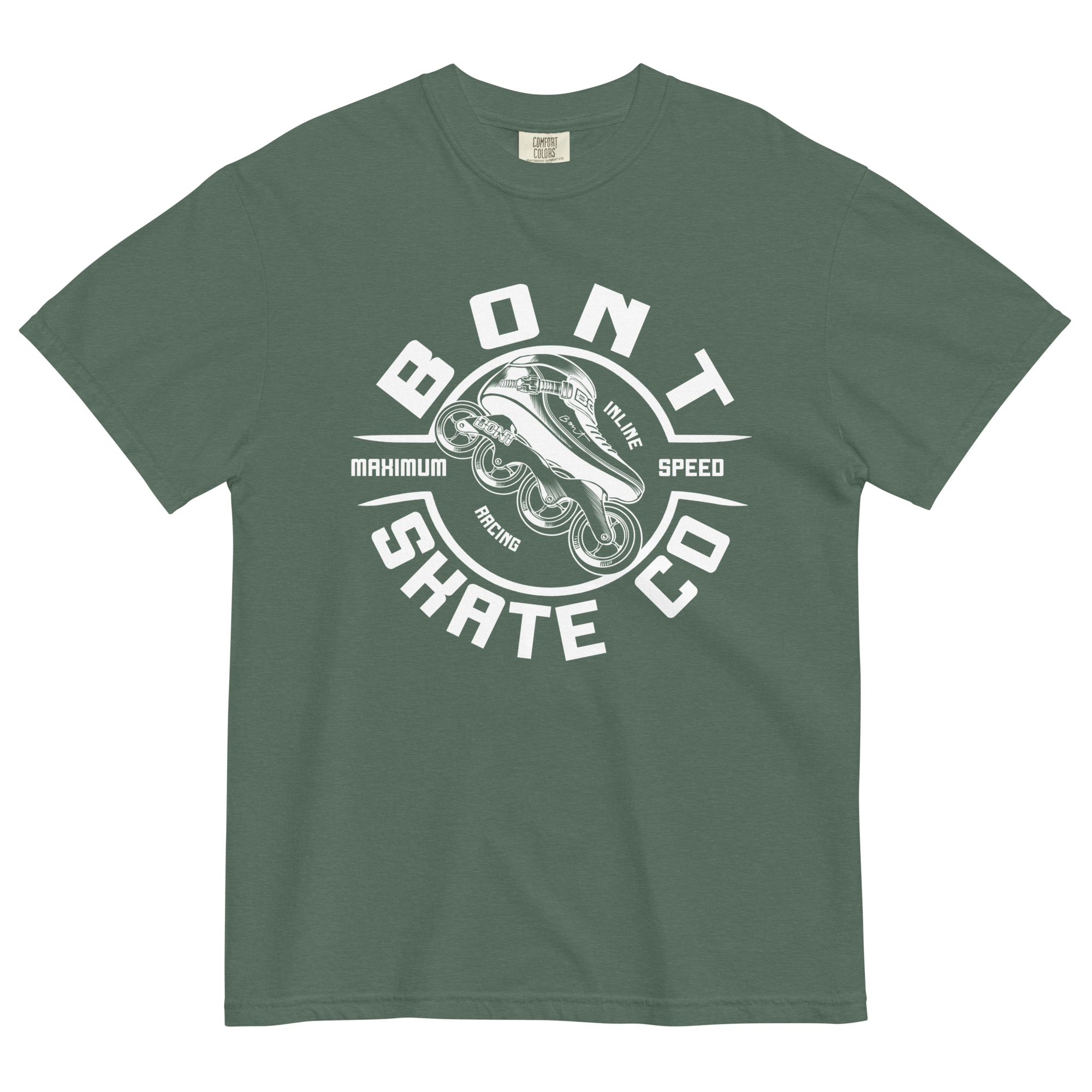 Bont unisex garment-dyed heavyweight inline skate t-shirt