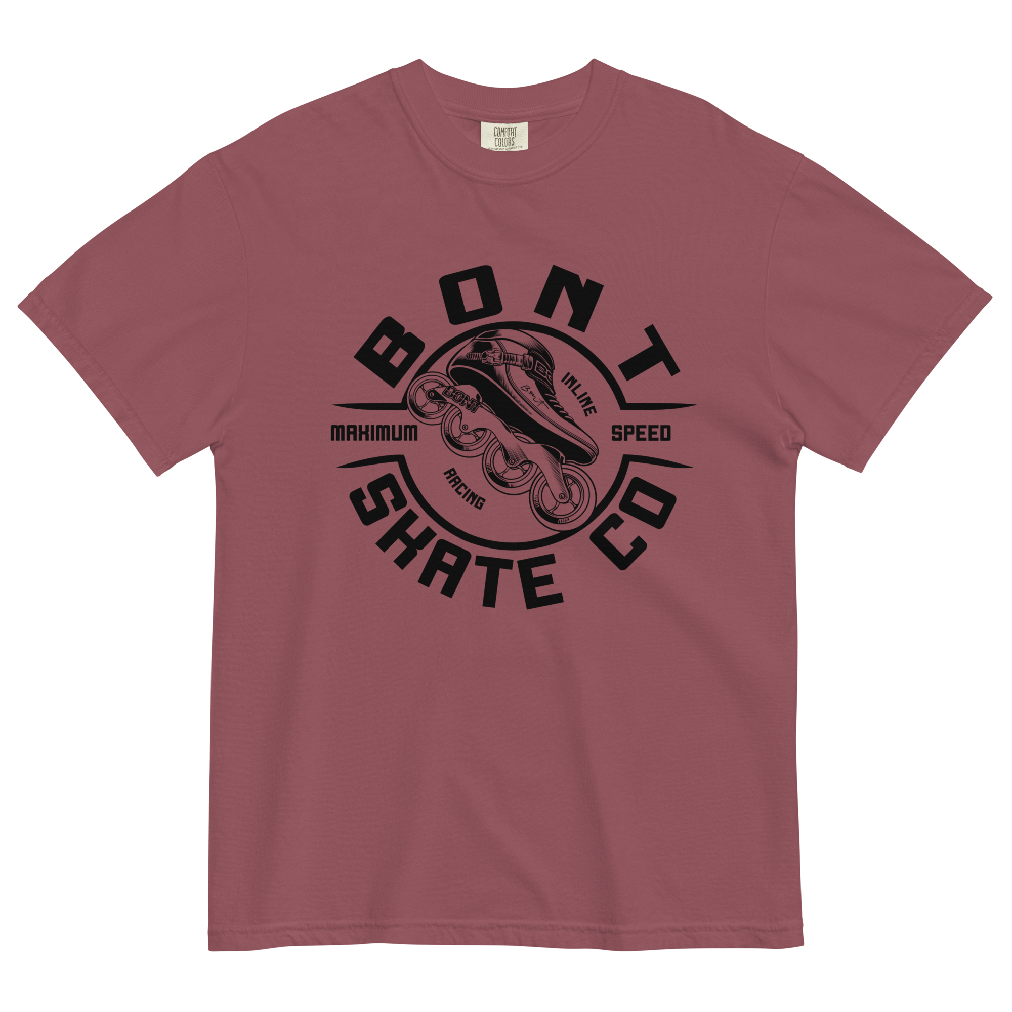 Bont unisex garment-dyed heavyweight inline skate t-shirt