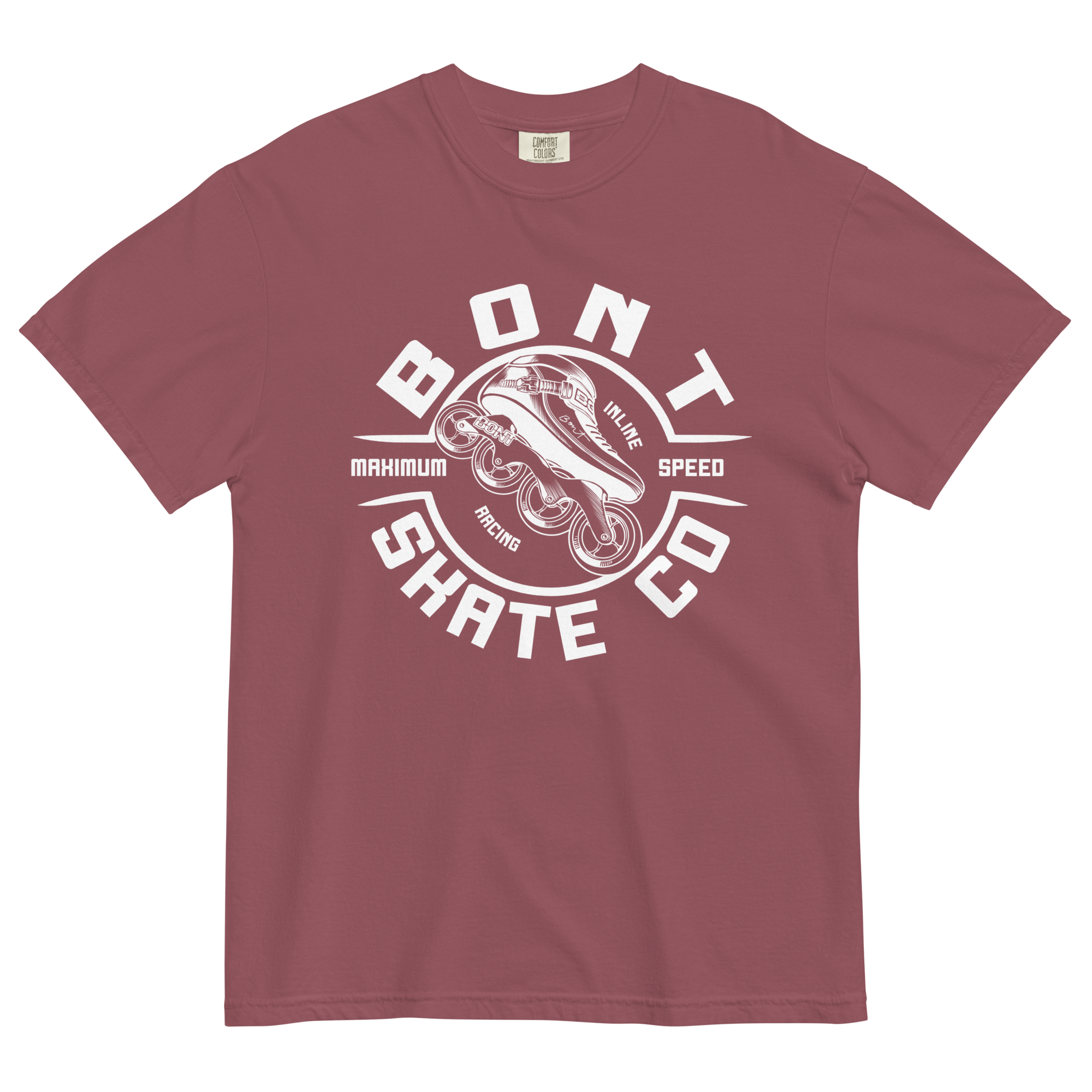 Bont unisex garment-dyed heavyweight inline skate t-shirt