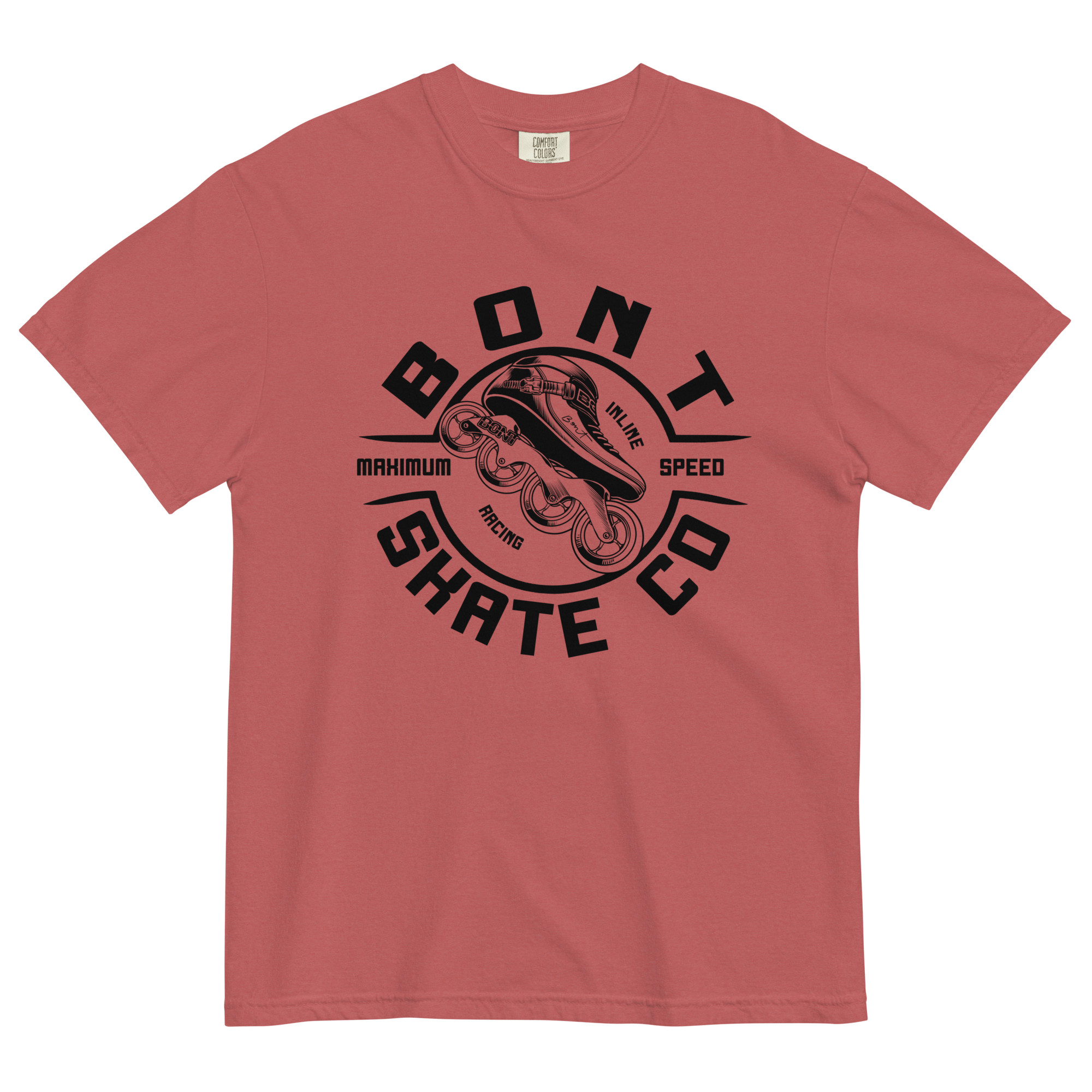 Bont unisex garment-dyed heavyweight inline skate t-shirt