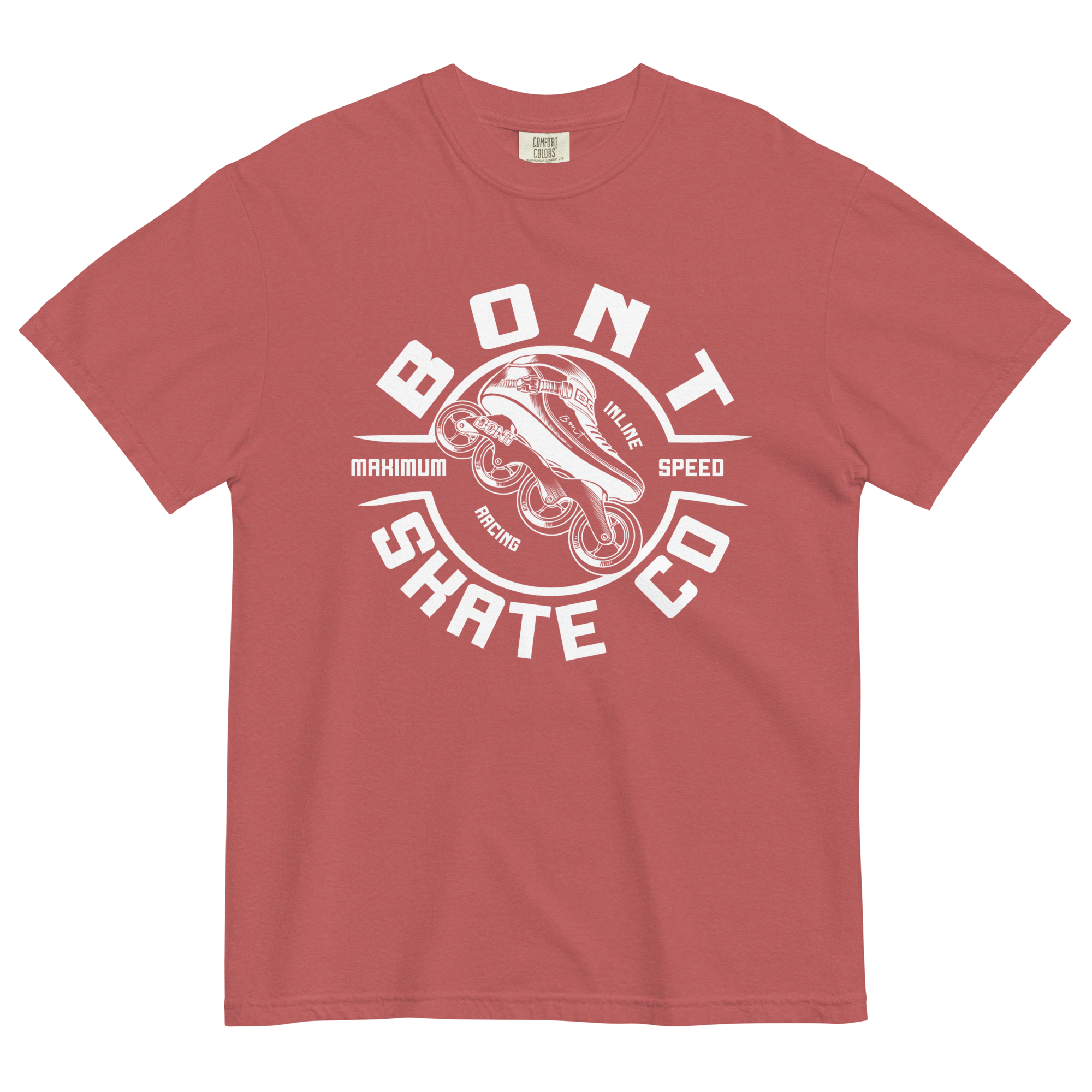 Bont unisex garment-dyed heavyweight inline skate t-shirt