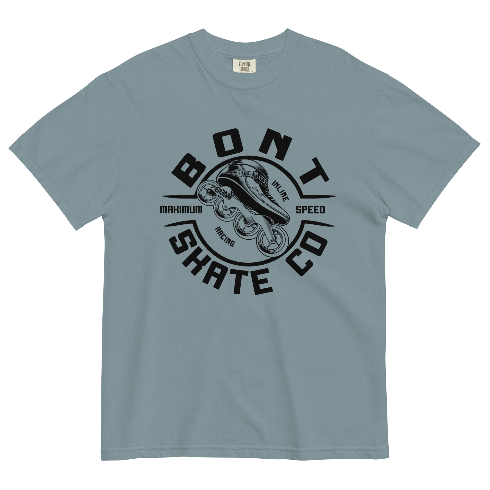 Bont unisex garment-dyed heavyweight inline skate t-shirt