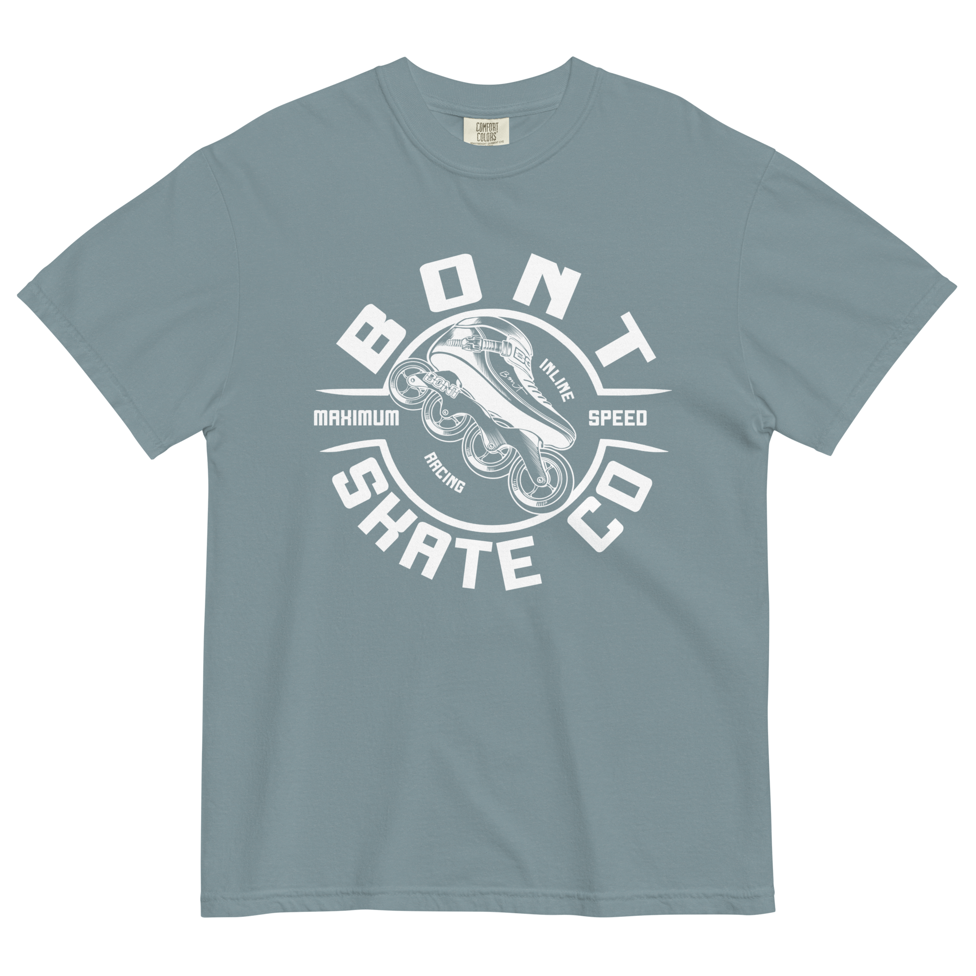Bont unisex garment-dyed heavyweight inline skate t-shirt