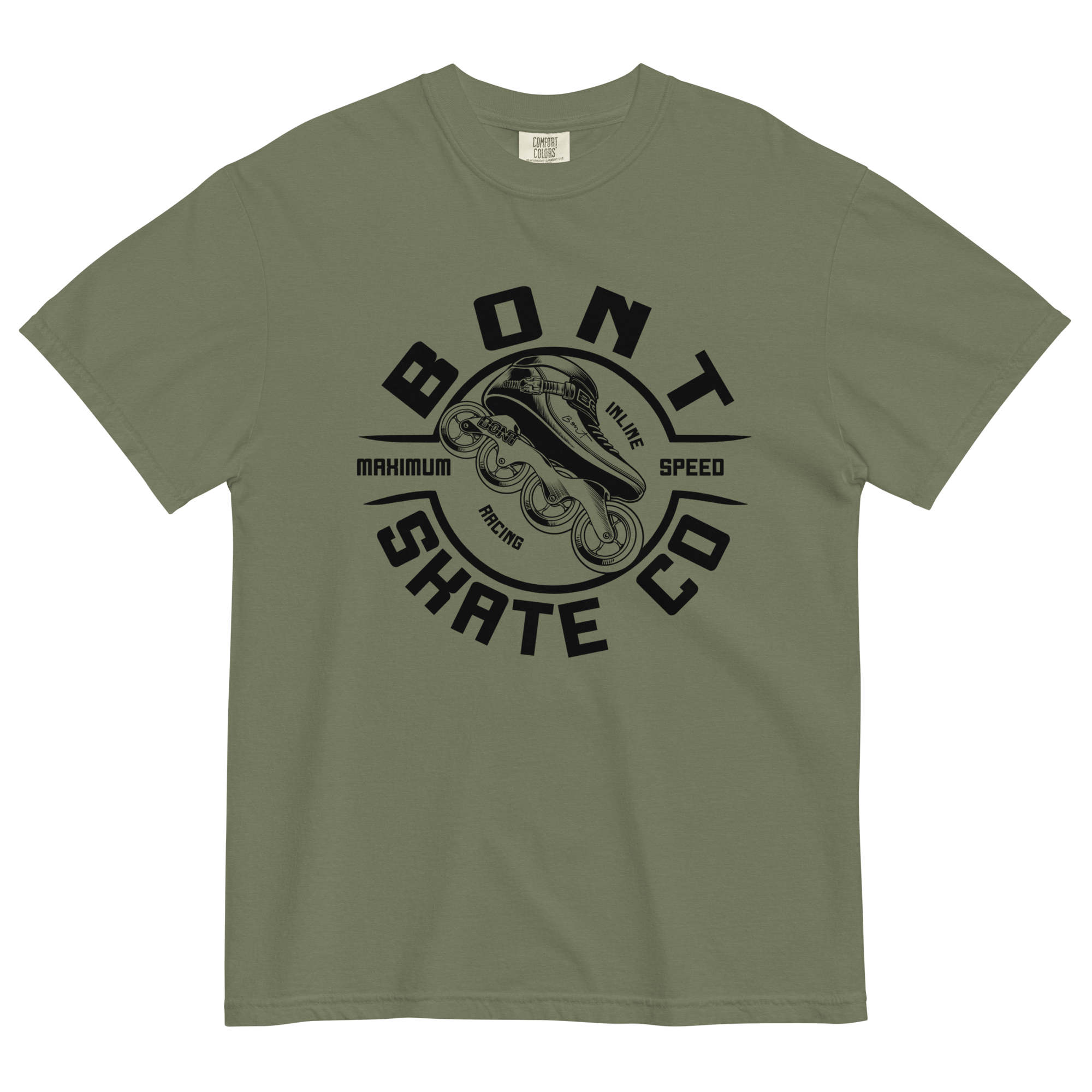 Bont unisex garment-dyed heavyweight inline skate t-shirt