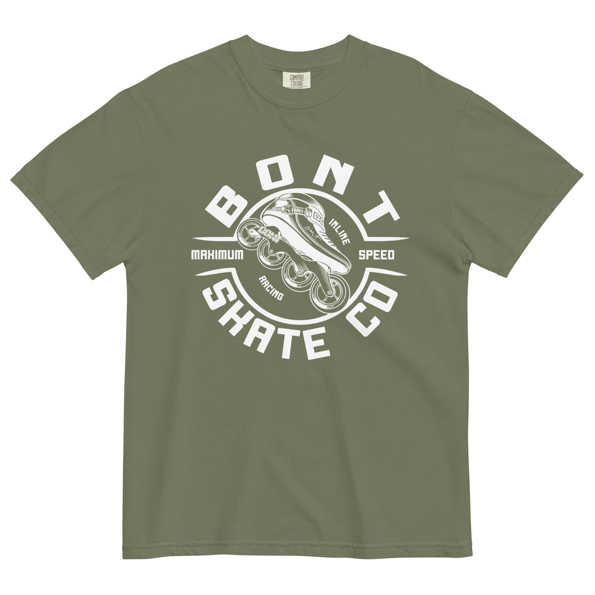 Bont unisex garment-dyed heavyweight inline skate t-shirt