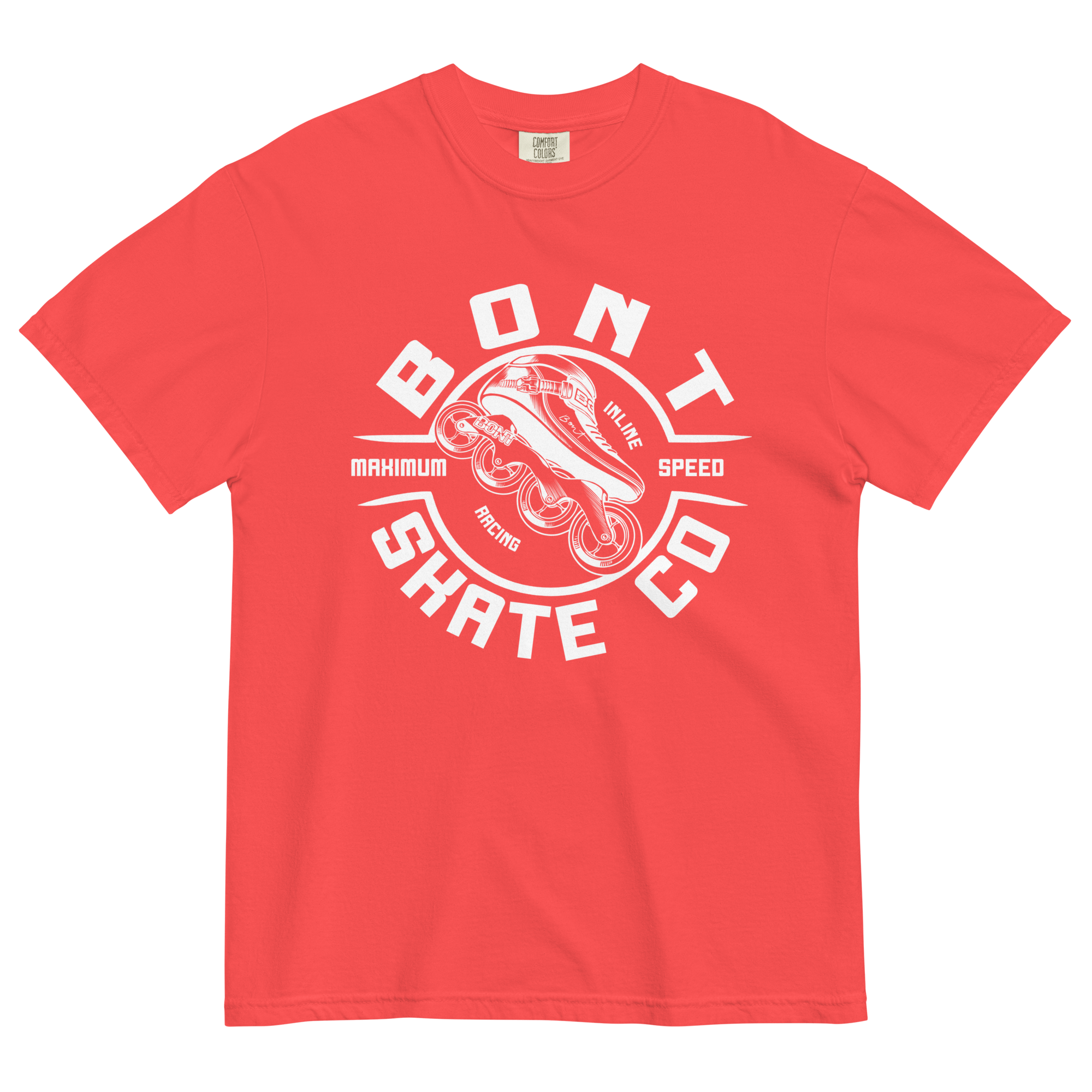 Bont unisex garment-dyed heavyweight inline skate t-shirt