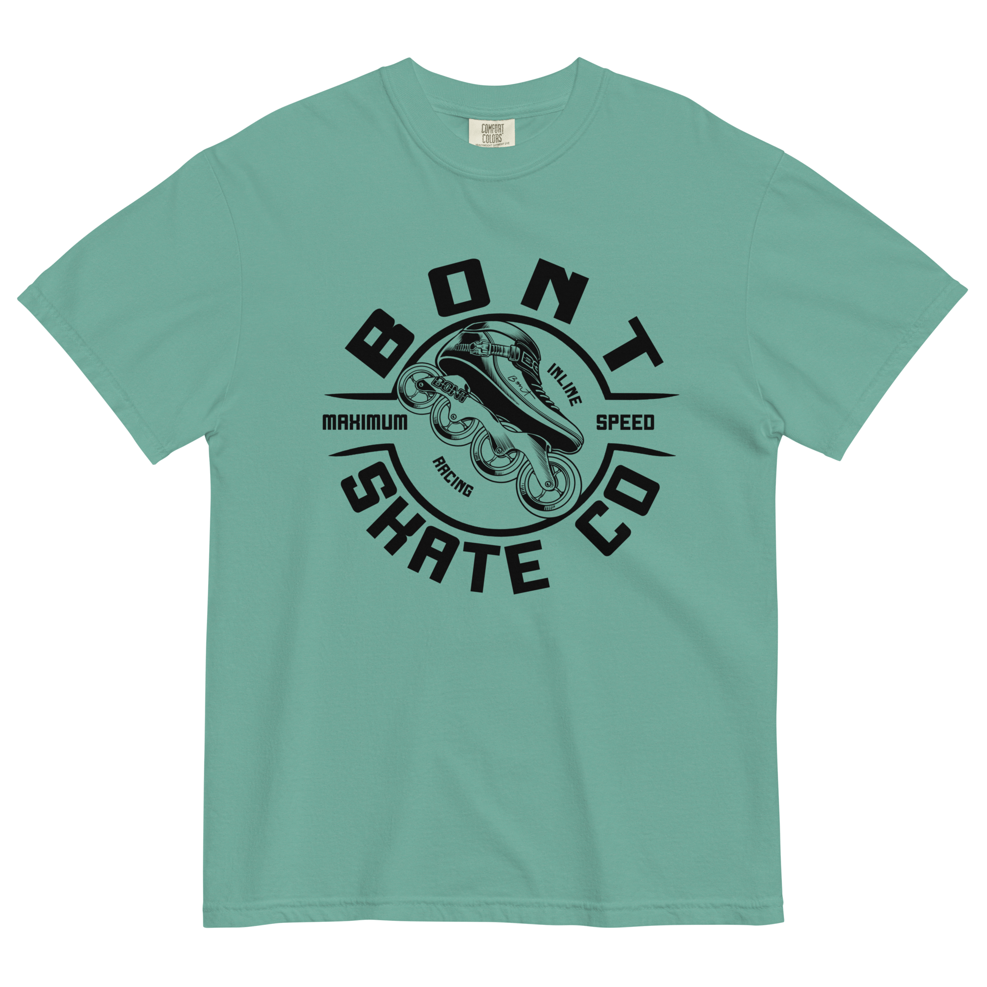 Bont unisex garment-dyed heavyweight inline skate t-shirt