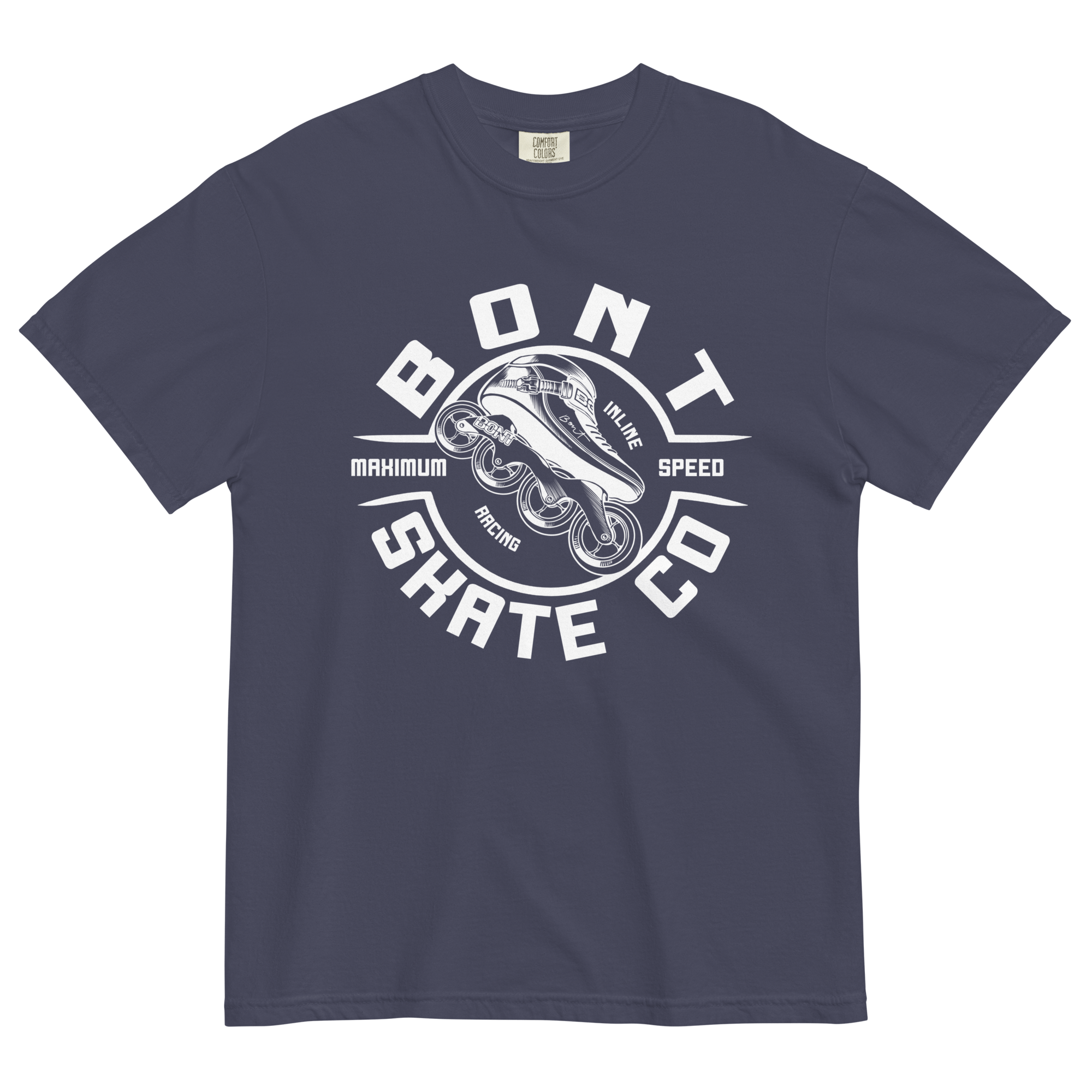 Bont unisex garment-dyed heavyweight inline skate t-shirt