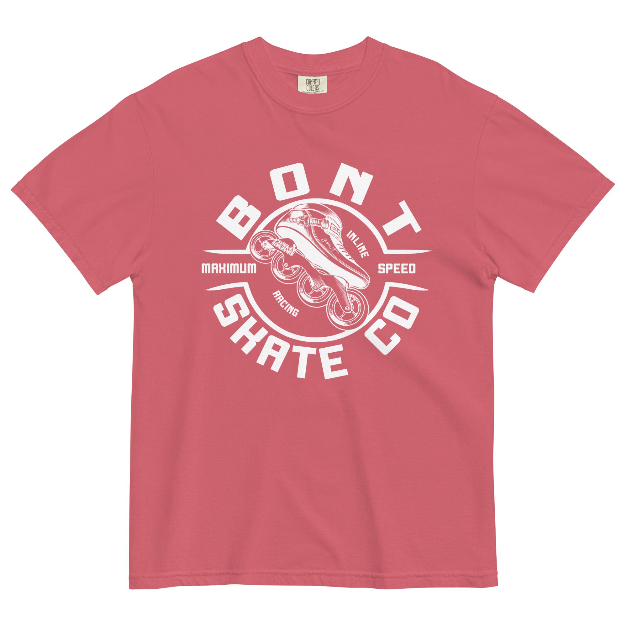 Bont unisex garment-dyed heavyweight inline skate t-shirt