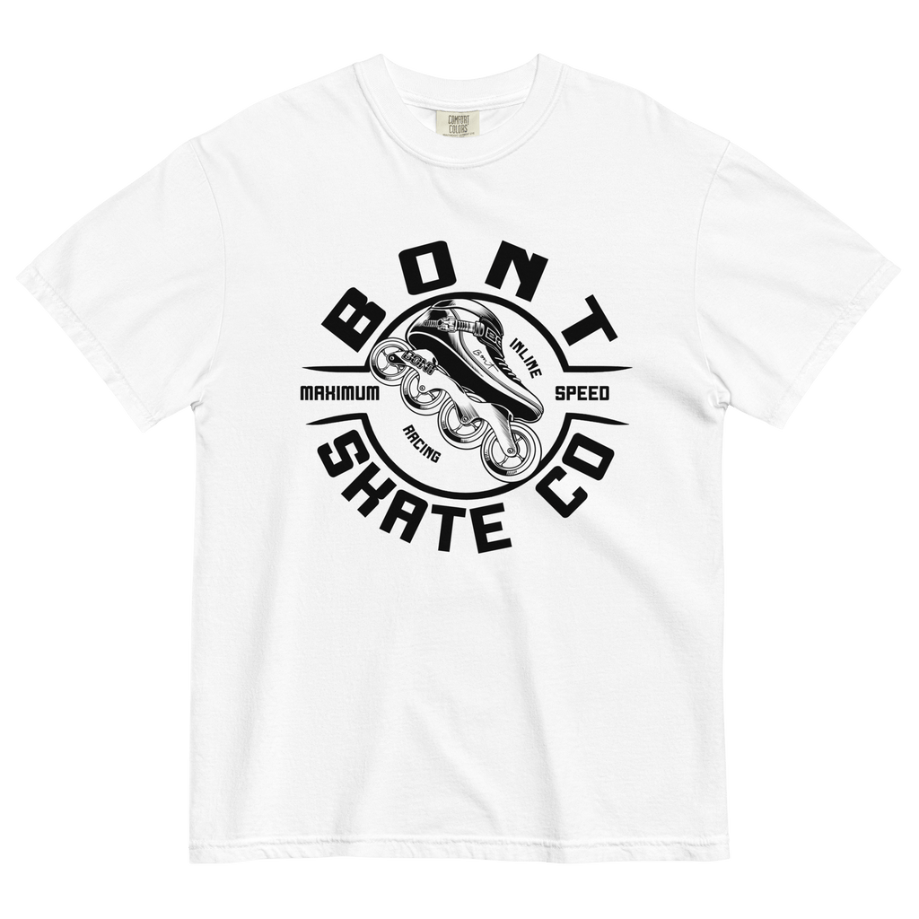 Bont unisex garment-dyed heavyweight inline skate t-shirt