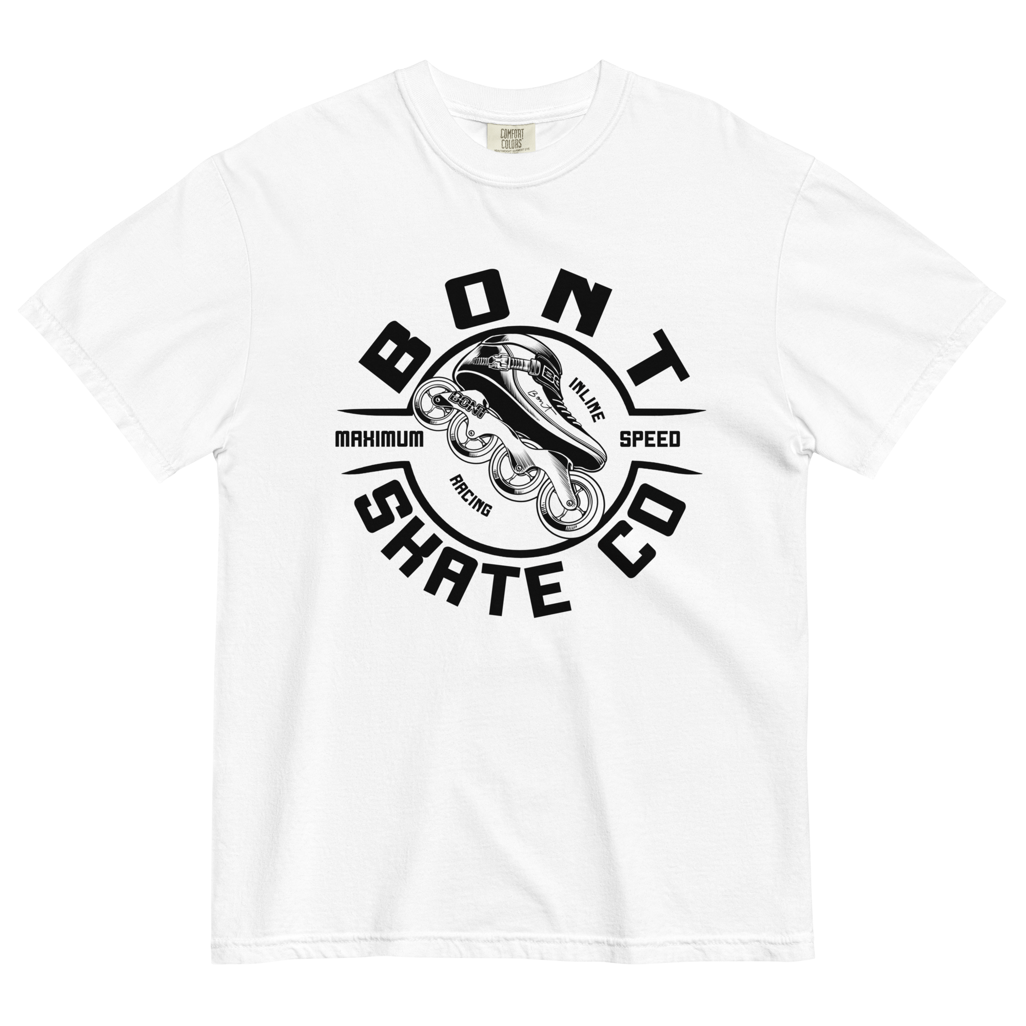 Bont unisex garment-dyed heavyweight inline skate t-shirt
