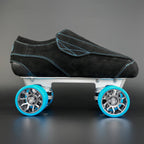 Front angle highlighting wheel setup and boot design