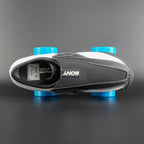 Top-down view showing padded interior and anatomical shape of the Envy boot