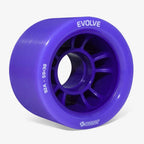 Bont-Evolve-59mm roller skate wheels in purple, 92A hardness