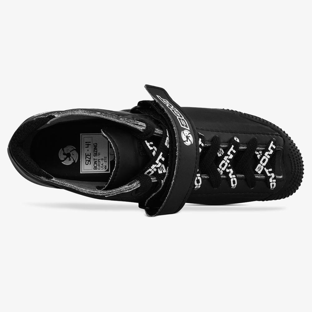durolite-matte-black roller derby skate