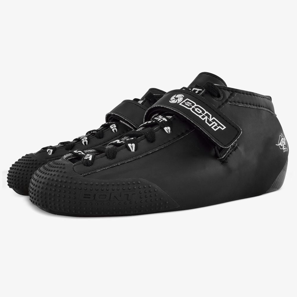 durolite-matte-black roller derby skate