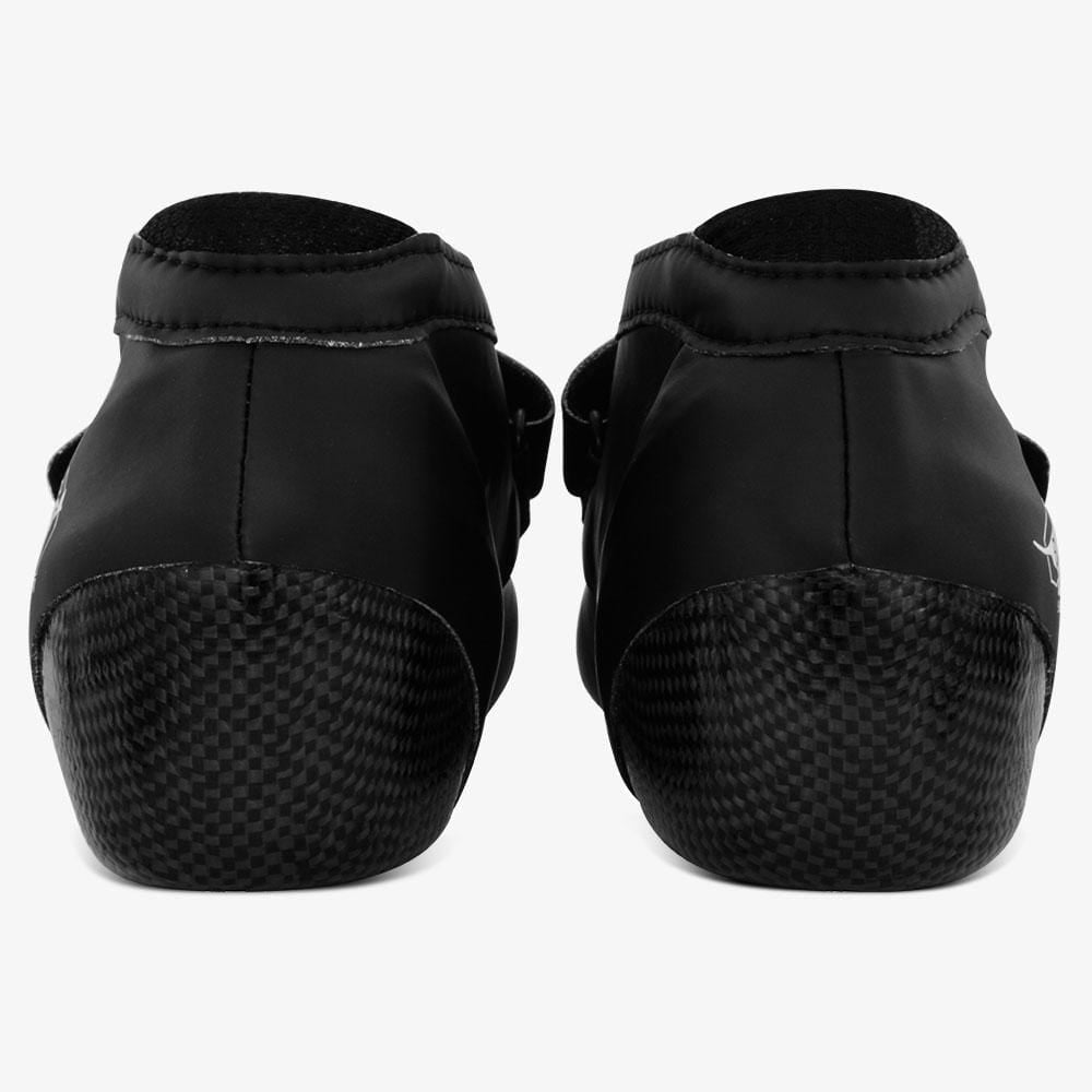 durolite-matte-black roller derby skate