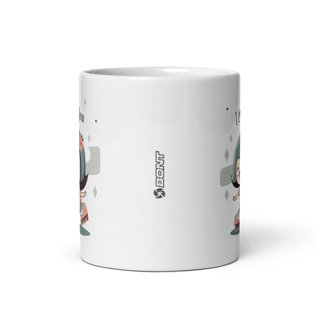 I Love Mom Inline Skate Mug