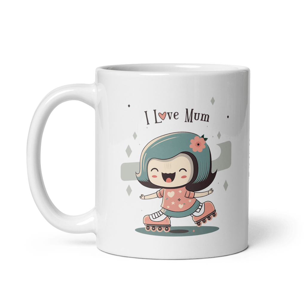 I Love Mum Inline Skate Mug