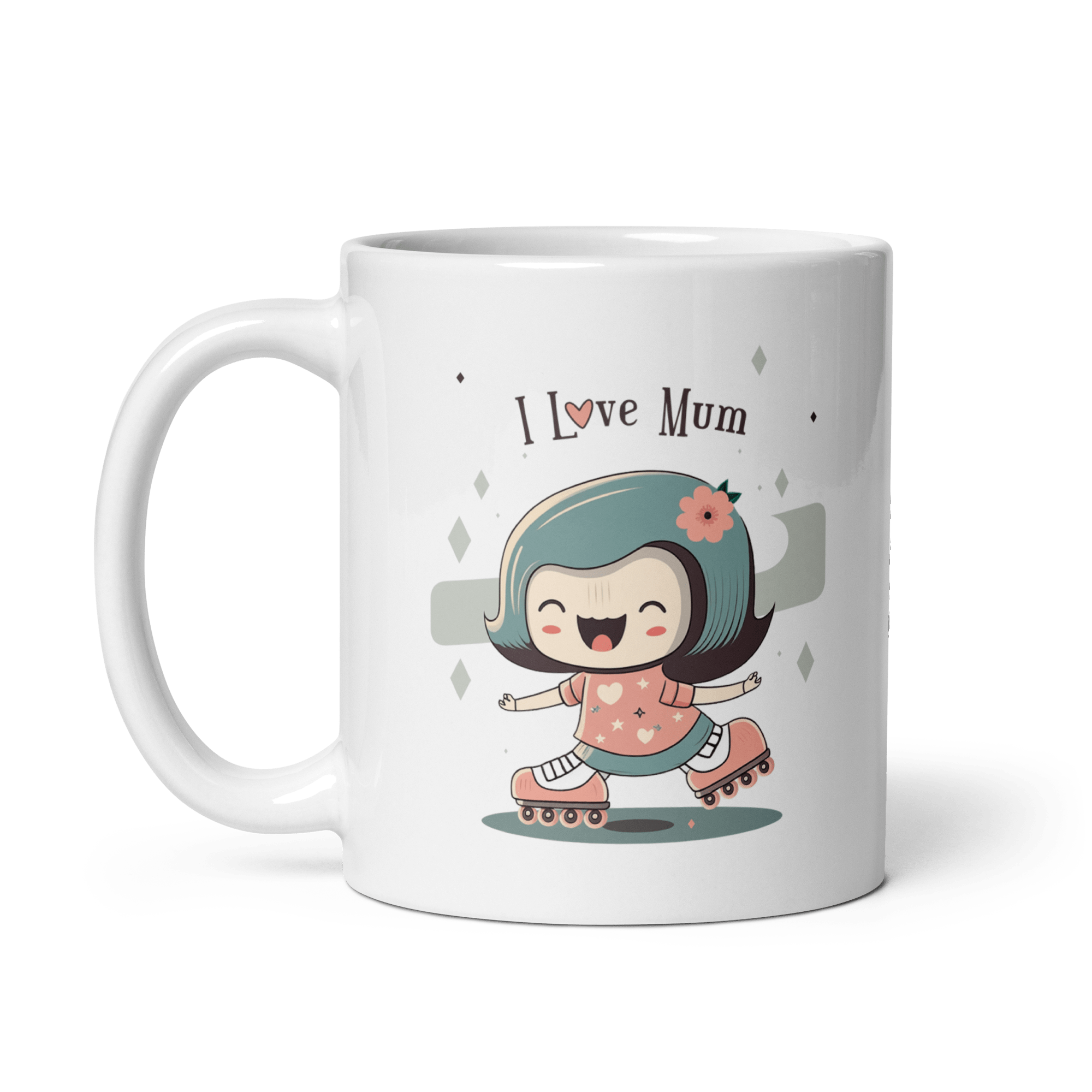 I Love Mum Inline Skate Mug