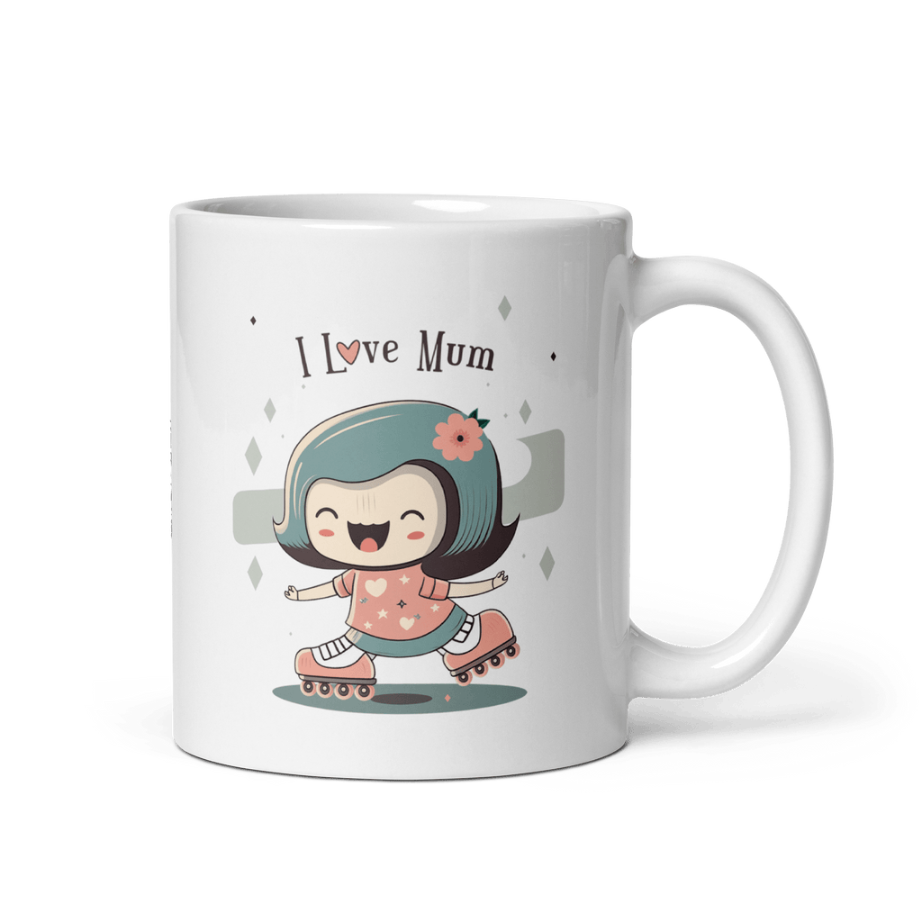 I Love Mum Inline Skate Mug