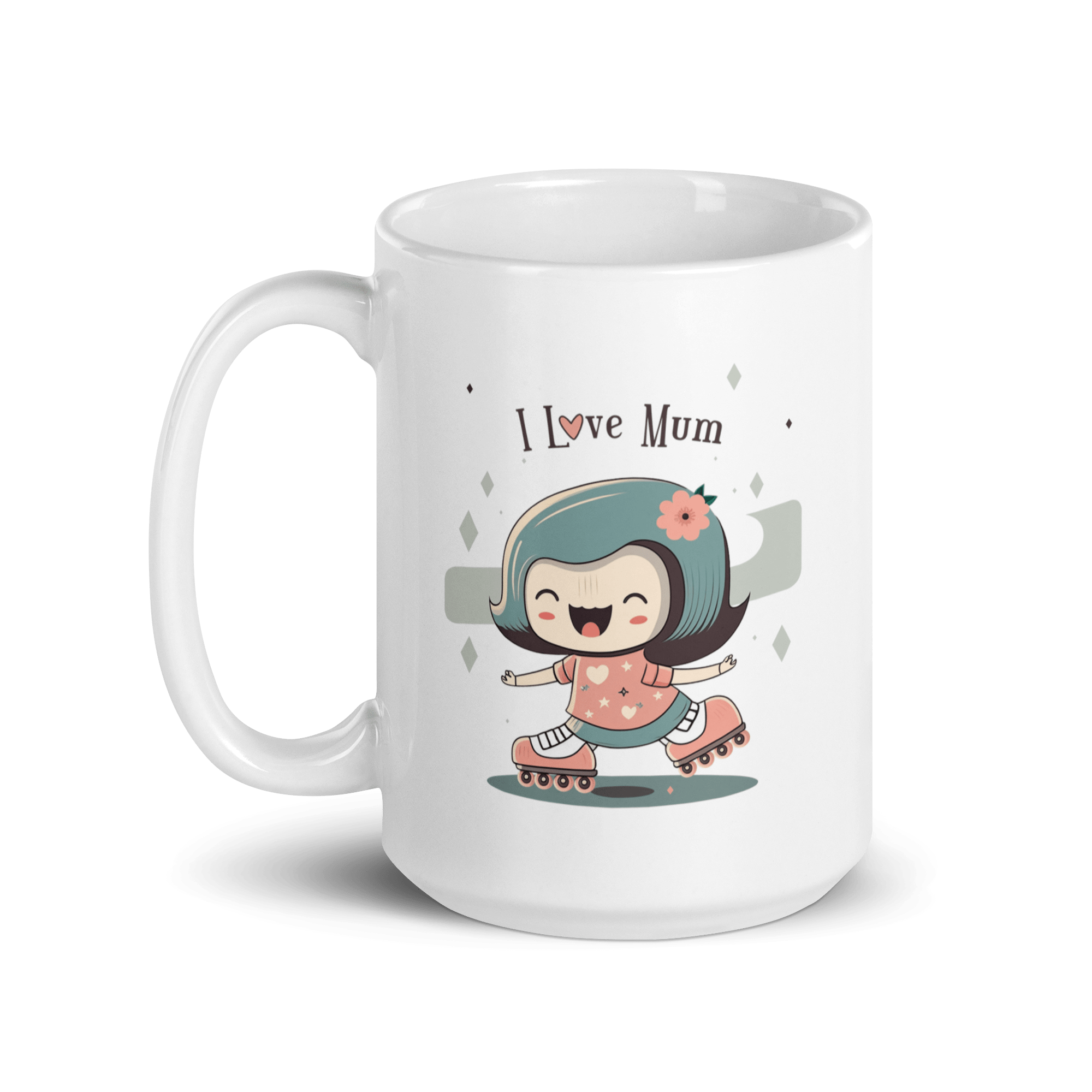 I Love Mum Inline Skate Mug
