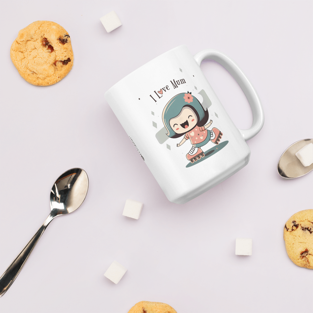 I Love Mum Inline Skate Mug