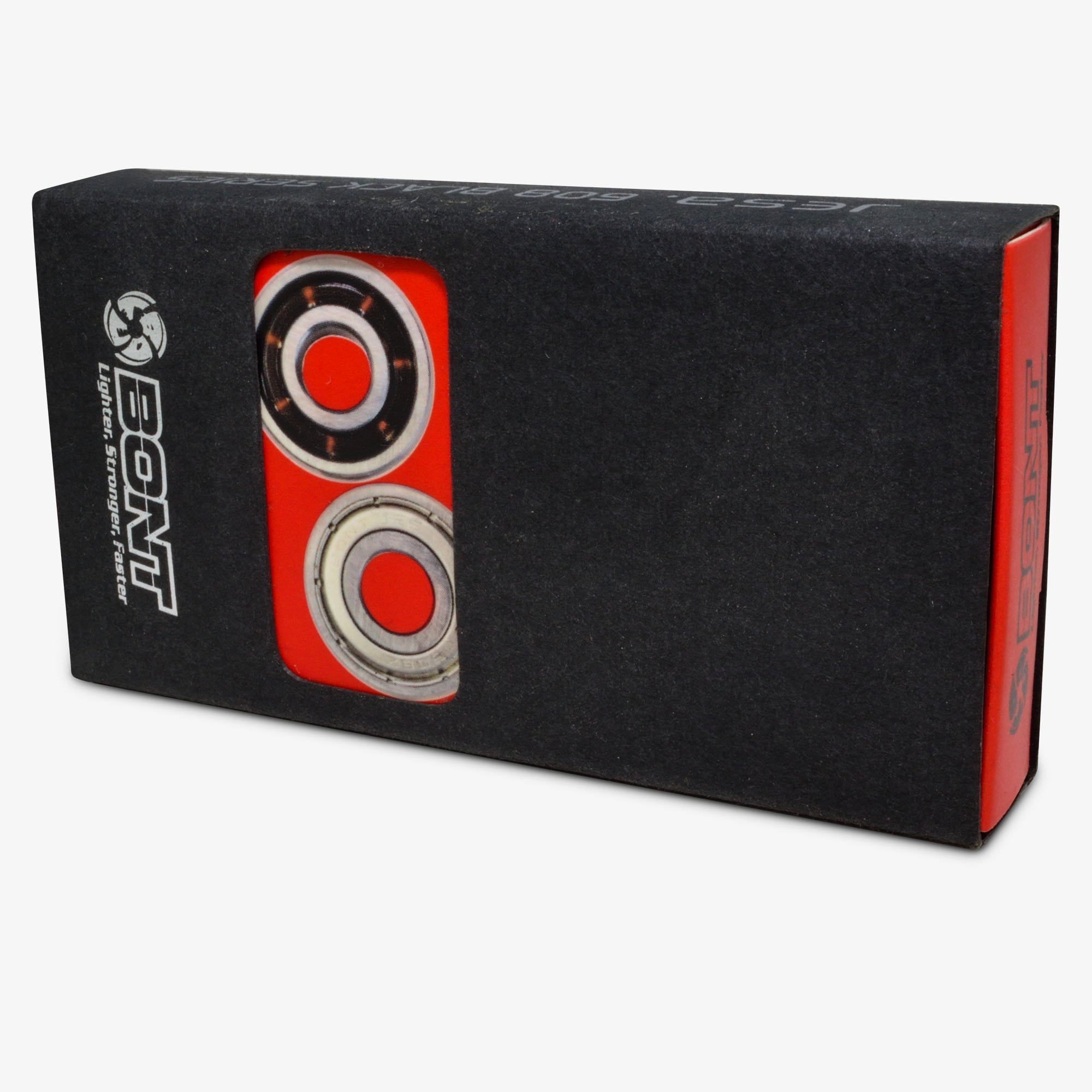 Bont-Black-Series-608-roller skate bearings engineered for top speed, smooth roll, and long lasting performance in high-level skating
