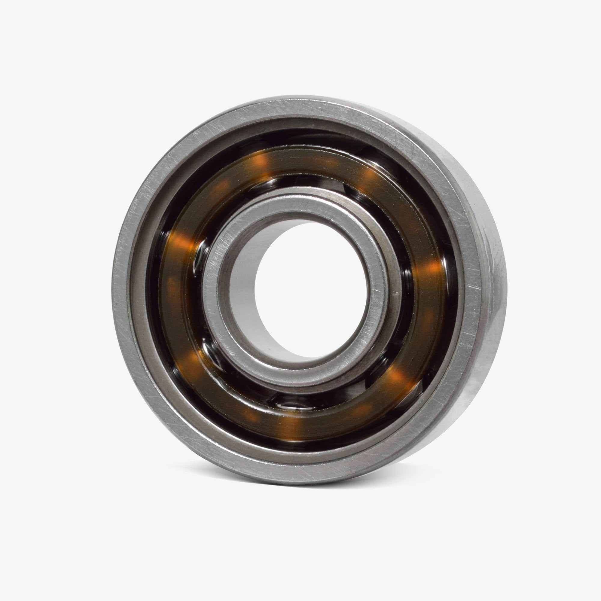 Bont-Black-Series-608-roller skate bearings engineered for top speed, smooth roll, and long lasting performance in high-level skating