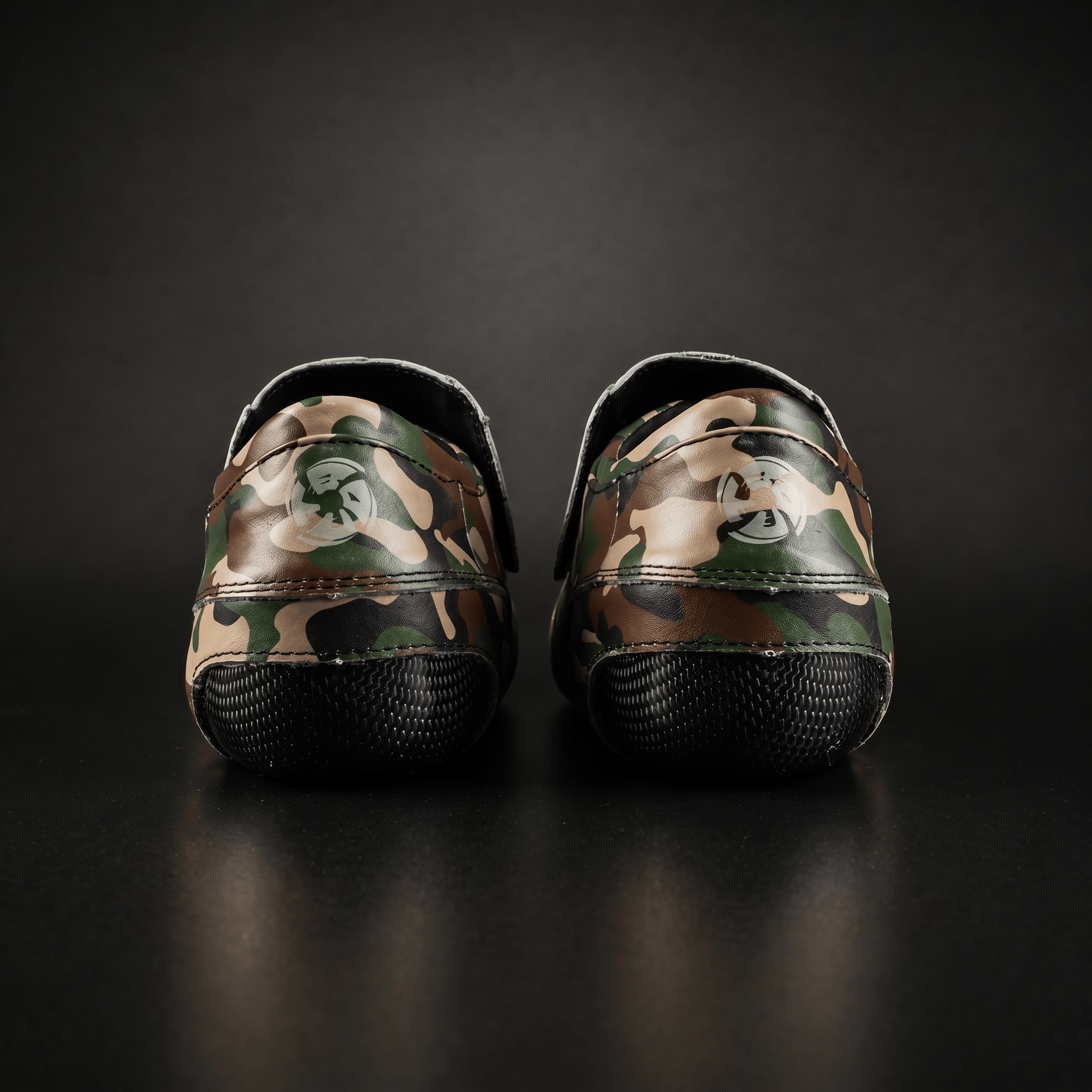 Skater wearing Envy Camo Roller Skates in motion