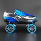 Front angle highlighting wheel setup and boot design