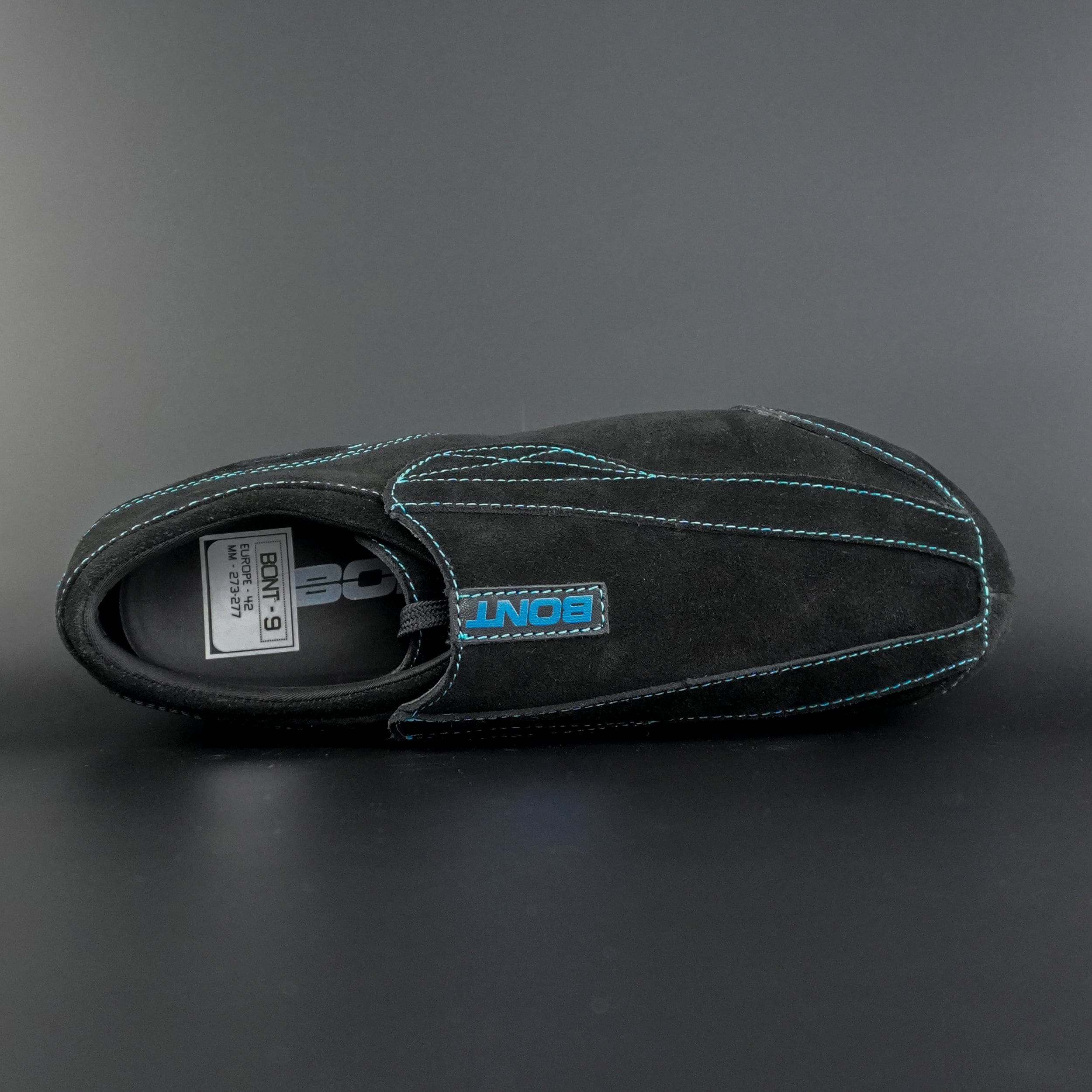 Top-down view showing integrated lace cover and U-shape fit