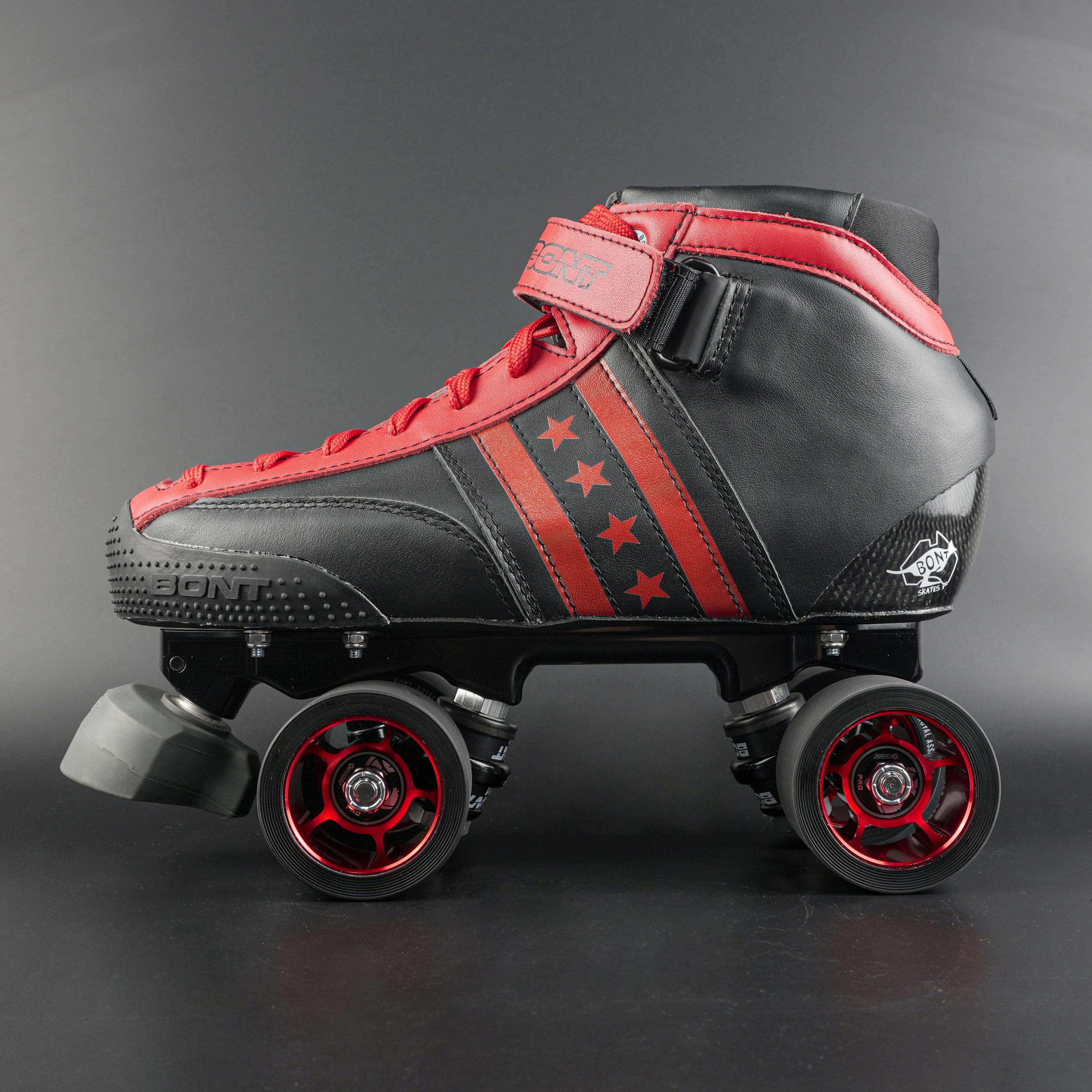 Limited Edition Quadstar Carbon Red and Black Skates