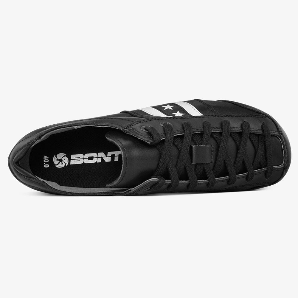 black-leather Speed Roller Skate
