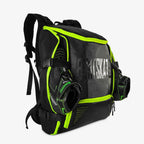 black-fluoro-yellow inline skate backpack
