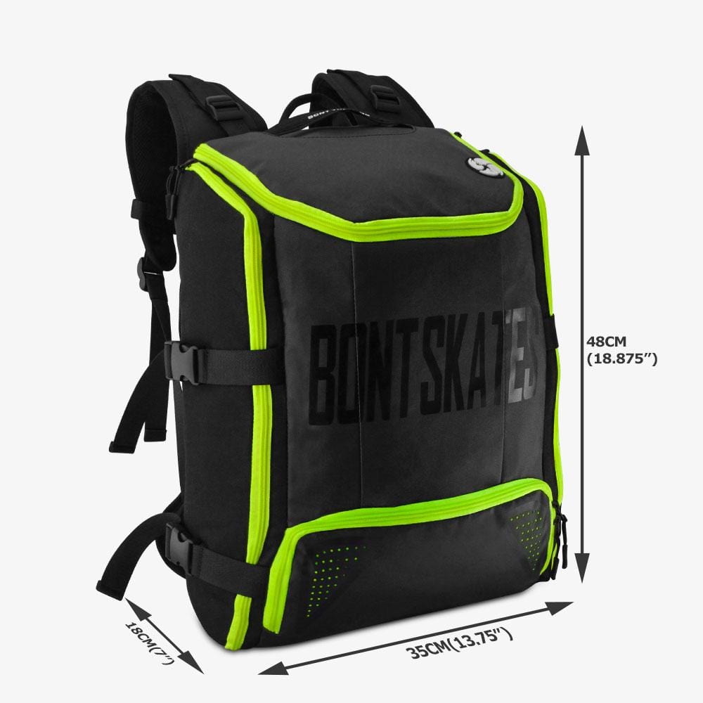 black-fluoro-yellow best skate bag