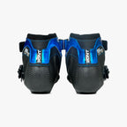 Detail view of the secure heel cup and thin performance padding