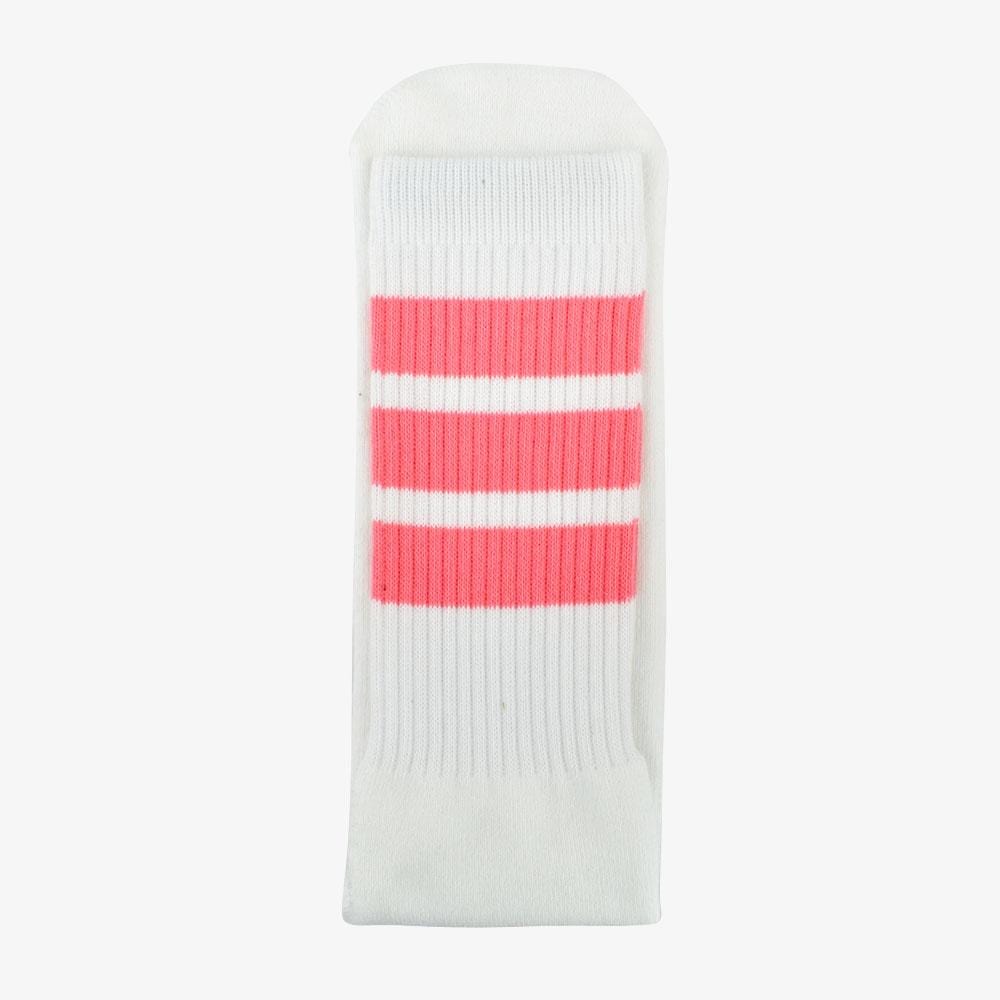cherry-blossom-pink Bont skater socks tube white striped fashion
