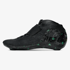 Side view of Vaypor inline speed skate boot showing carbon base and narrow profile